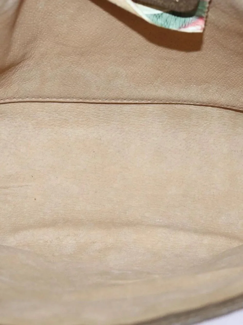 GUCCI GG Supreme Web Sherry Line Clutch Bag PVC Beige Gold 89 01 030 Auth 84639 - Picture 13 of 16